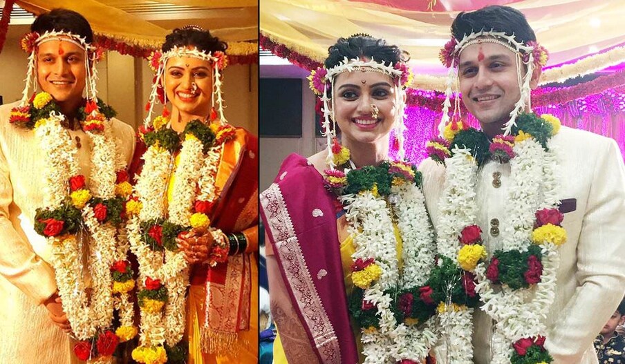 अभिनेत्री श्रृती मराठे आणि तिचा नवरा अभिनेता गौरव घाटणेकर. कलाकार ते आता प्रोड्यूसर असा रिअल लाइफ प्रवास ते एकत्र करत आहेत. 