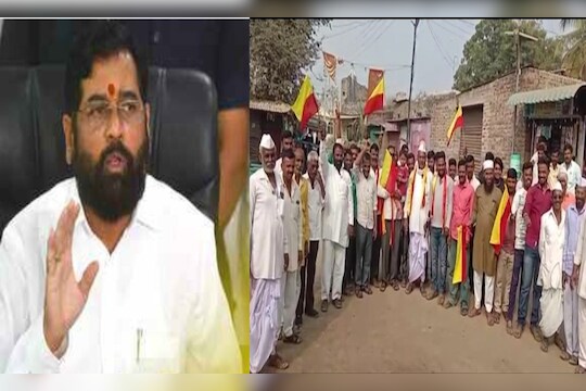 Solapur Akkalkot Border : '75 वर्षांत काही दिलं आता आम्हाला जाऊ द्या', सोलापूरमधील गावकऱ्यांनी फडकावले कर्नाटकचे झेंडे