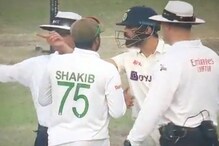 VIDEO : बाद होताच विराट भडकला, बांगलादेशी खेळाडूला दाखवलं बोट; शाकिबने...