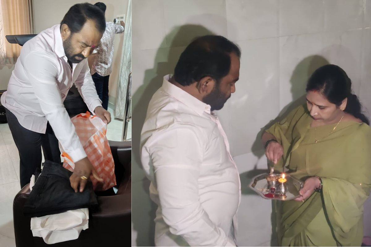 कपडे बॅगेत भरून शिवसेनेचे आमदार नितीन देशमुख निघाले ACB कार्यालयाकडे, आज होणार चौकशी