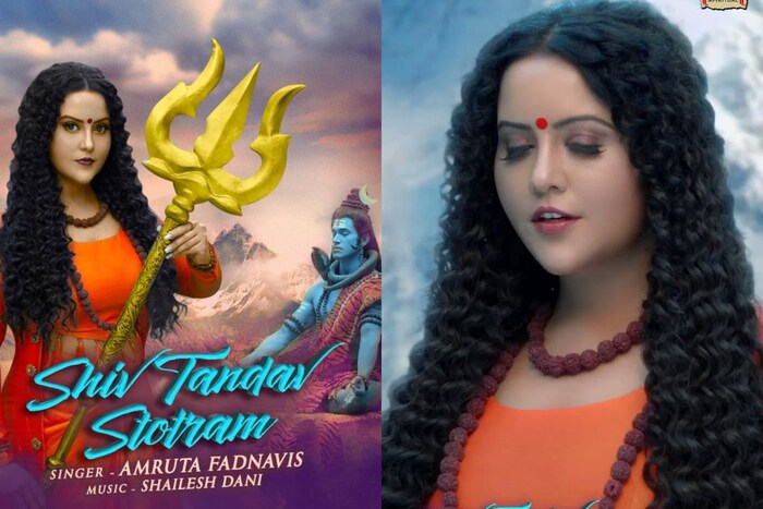  आतापर्यंतच्या अमृता यांच्या शिव तांडवमधील लुकची सर्वाधिक चर्चा झाली होती. कुरळे केस आणि भगव्या ड्रेसमधील अमृता फडणवीसांनी सर्वांचं लक्ष वेधलं होतं.