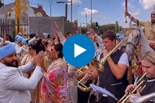 भारतीय लग्नात फॉरेनर बॅंडवाले; video चा इंटरनेटवर धुमाकूळ