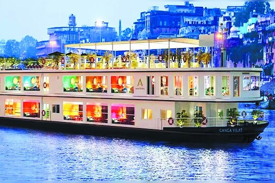 Ganga vilas : बनारस ते दिब्रुगड क्रूझचे एका दिवसाचं तिकीट किती? पाहा INSIDE फोटो