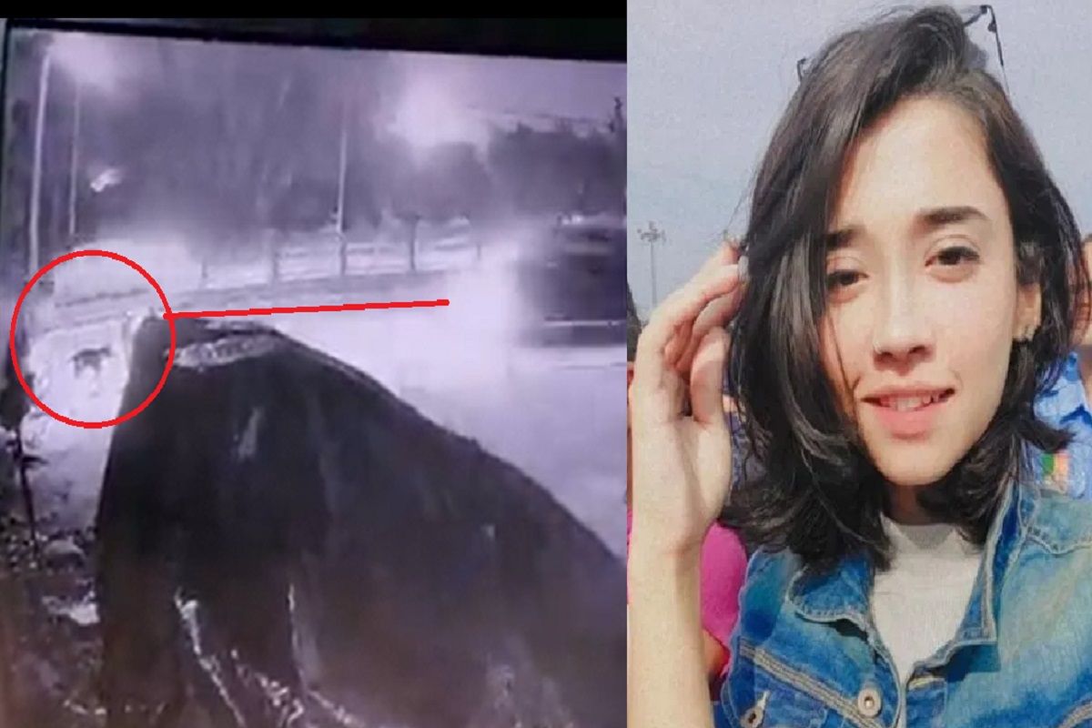 रस्त्यावरच्या कुत्र्यांना देत होती खायला, भरधाव थारने तरुणीला उडवलं; CCTV फूटेज व्हायरल