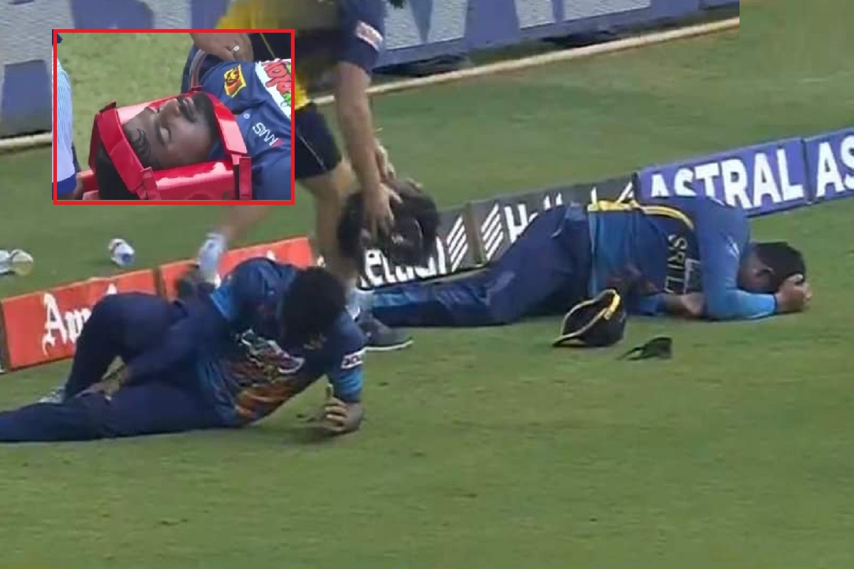 IND Vs SL : भर सामन्यात मोठा अपघात, खेळाडूला स्ट्रेचरवरून न्यावं लागलं बाहेर