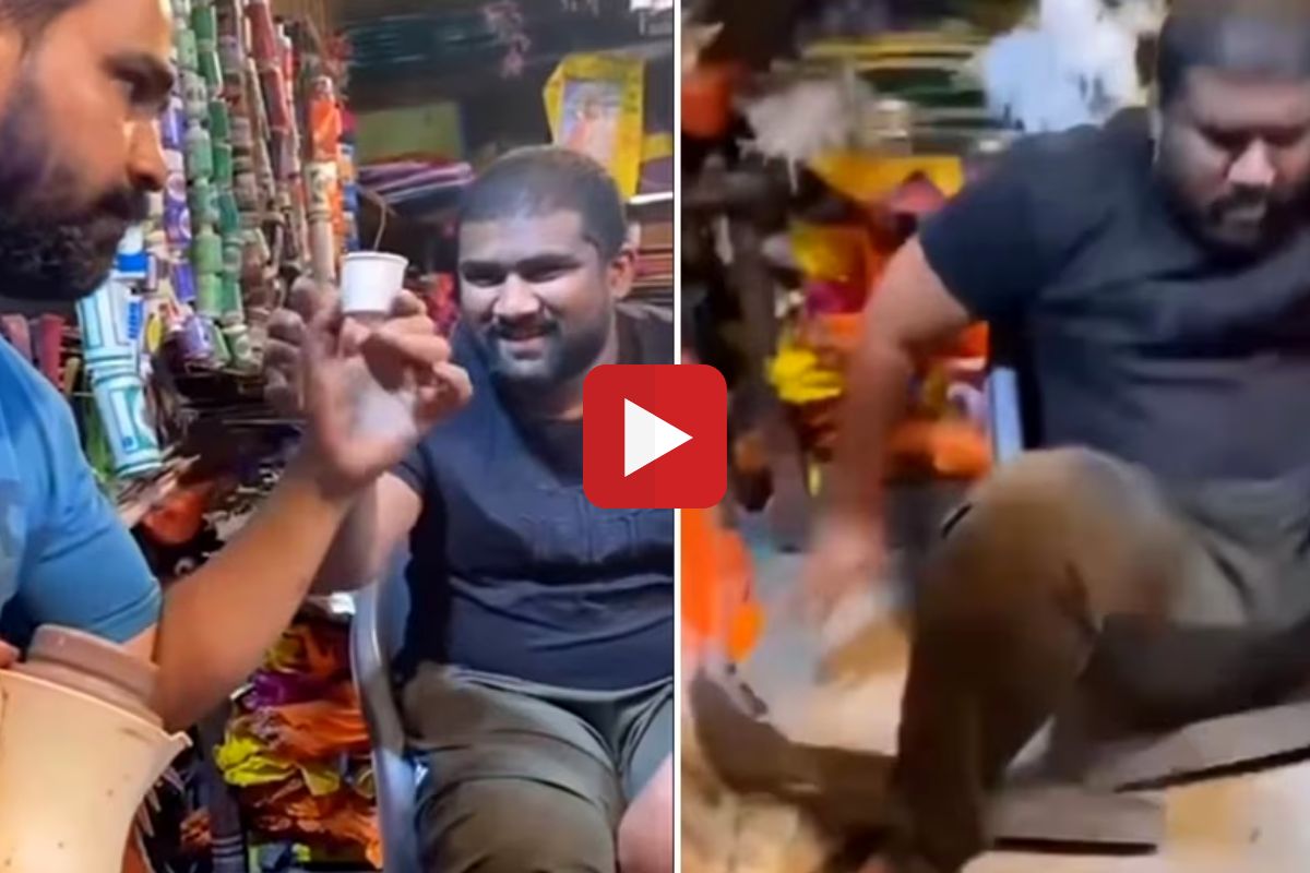 चहाप्रेमीसोबत धक्कादायक घटना