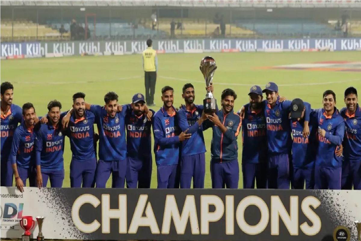 न्यूझीलंडचा धुव्वा! वर्ल्ड कपआधी वनडे रँकिंगमध्ये भारत पहिल्या क्रमांकावर