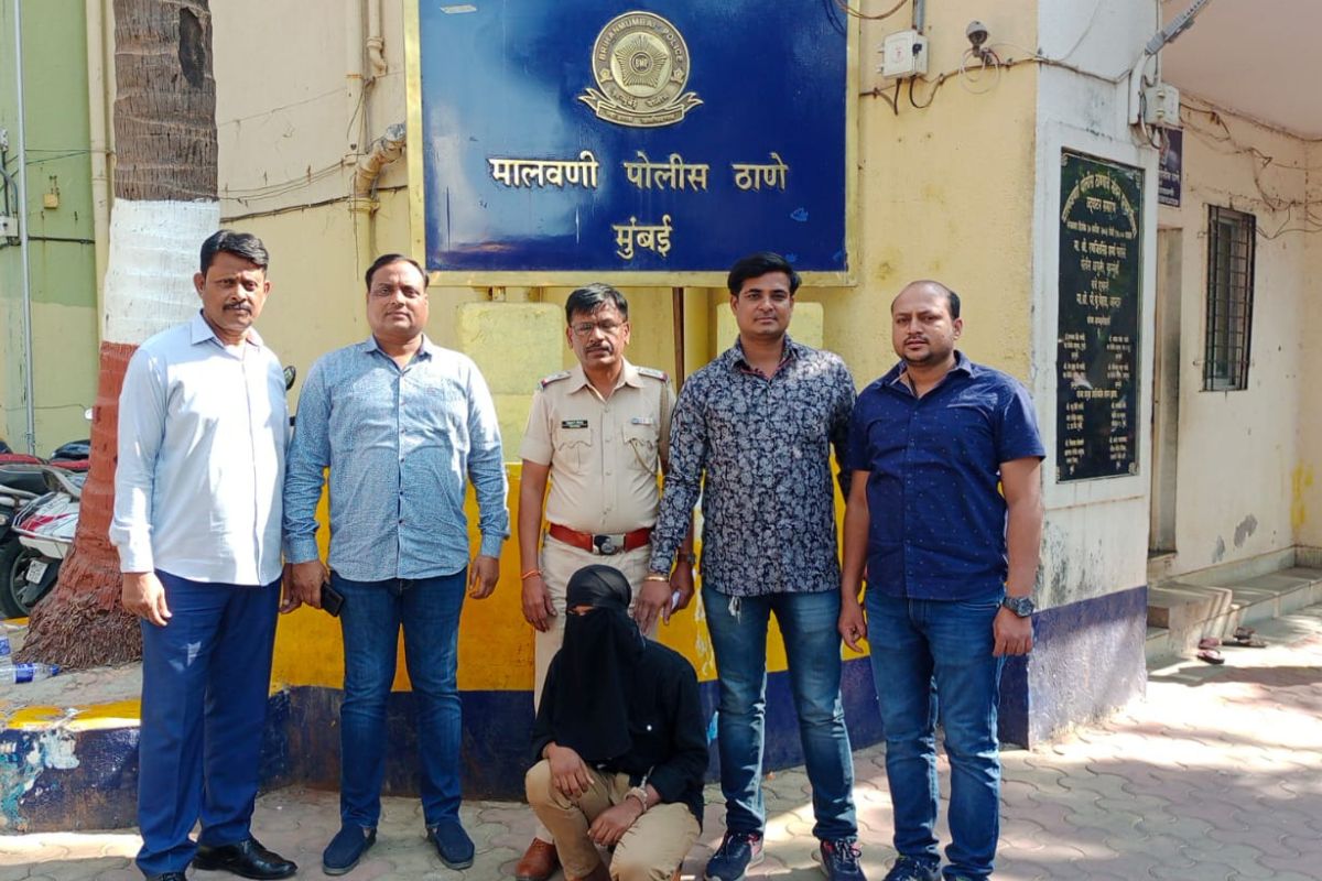 पोलिसांनी अटक केलेला आरोपी.