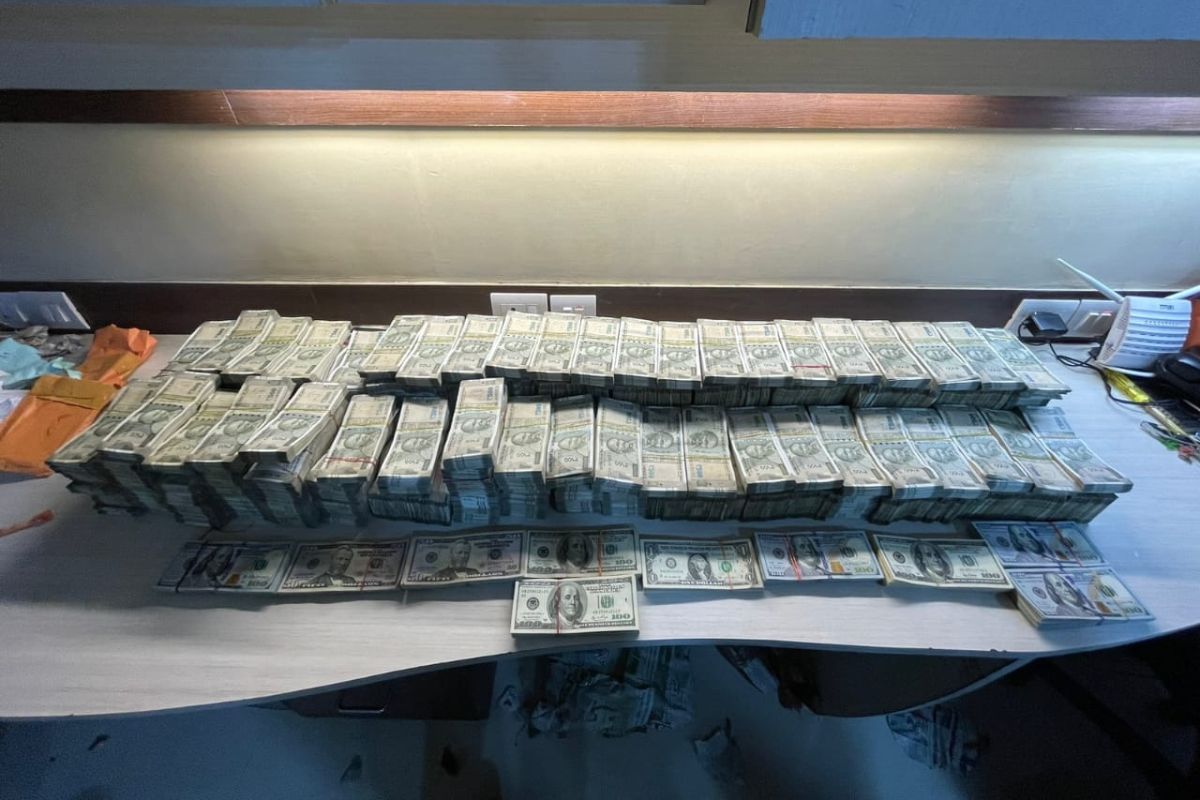 जप्त केलेली रोख रक्कम