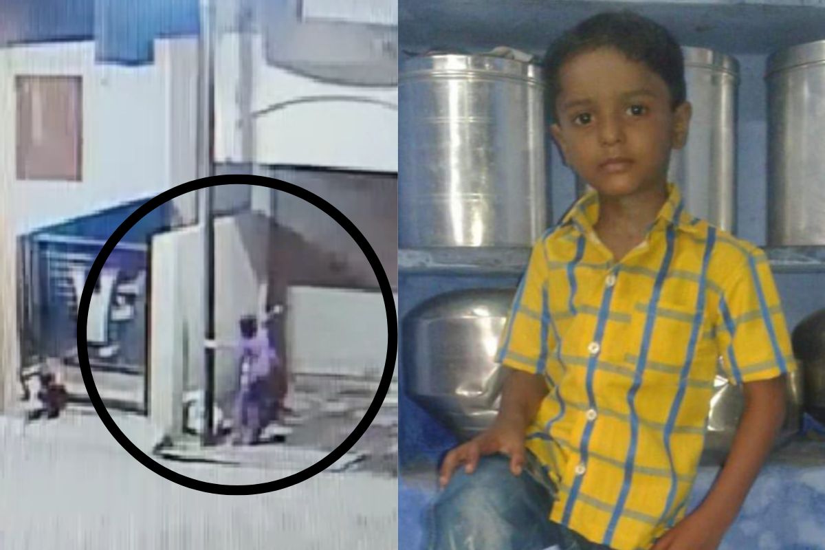 धुळे हादरलं! खेळताना दहा वर्षाच्या मुलाने विजेच्या खांबाला धरलं अन् क्षणभरात गेला जीव, VIDEO