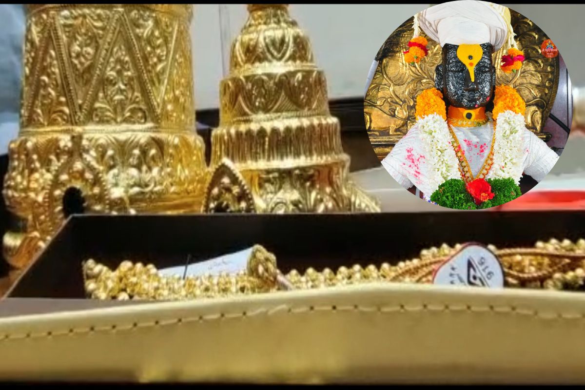पंढरपूरच्या विठुरायाच्या चरणी दोन कोटींचं दान, सोन्याचे मुकूट आणि बांगड्या अर्पण