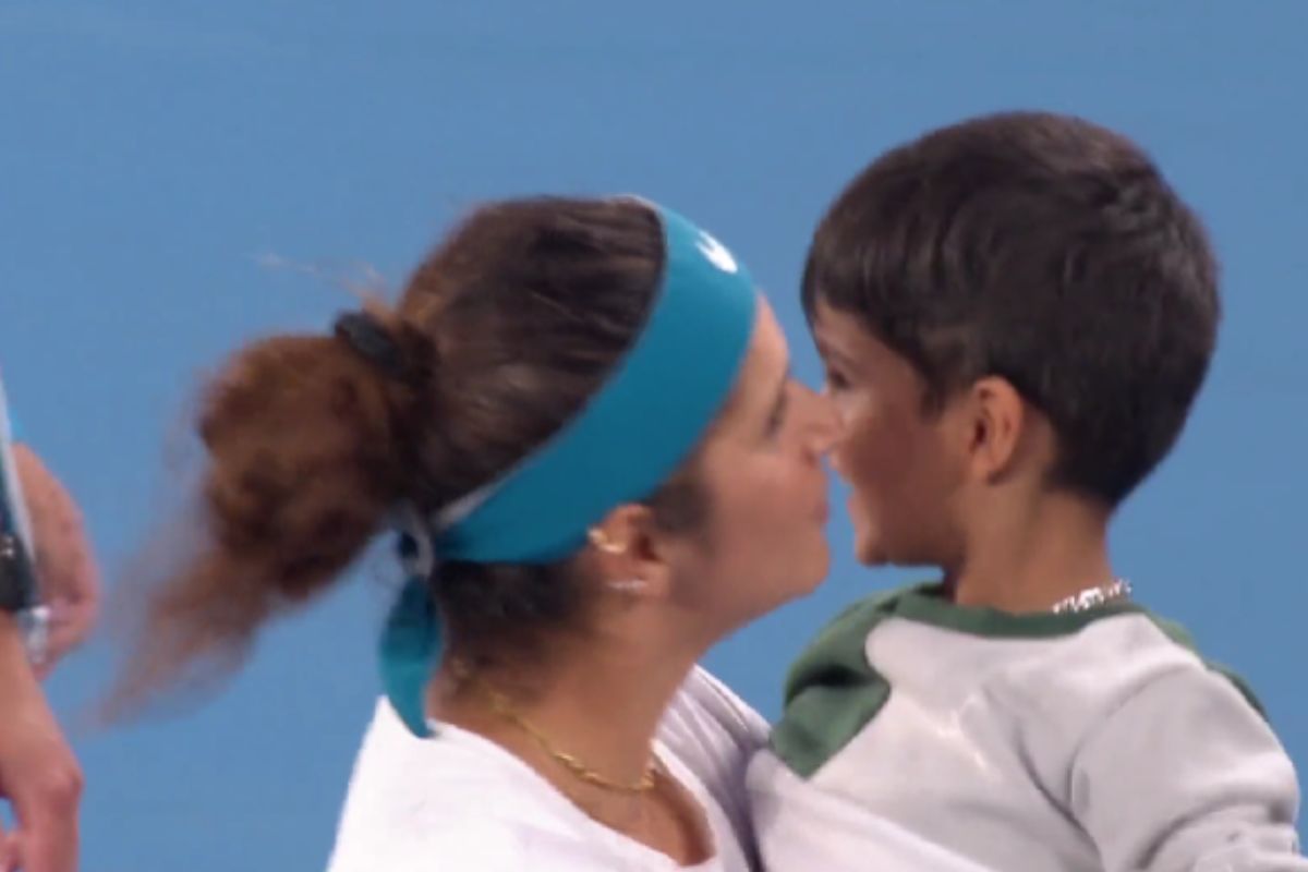 मुलाच्या उपस्थितीत ग्रँडस्लॅम खेळण्याची संधी मिळाली, सानियाच्या डोळ्यात आले आनंदाश्रू