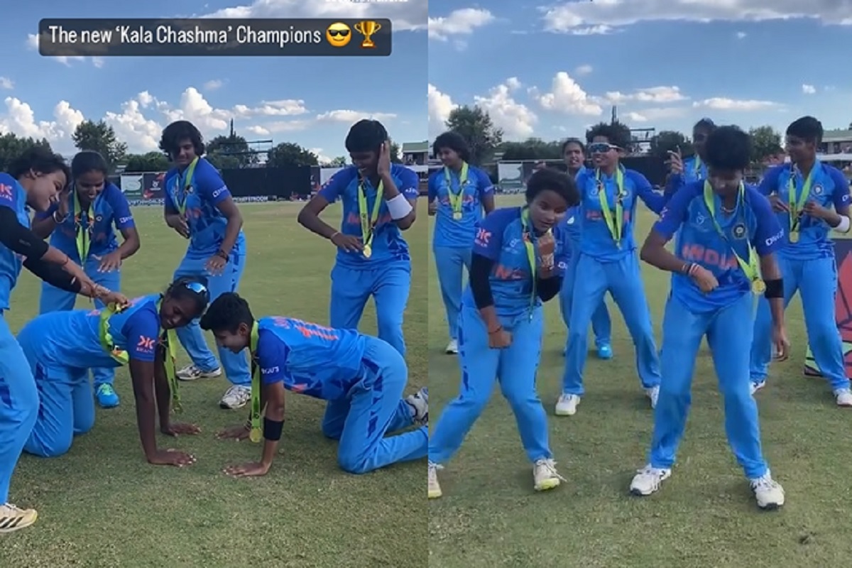 टीम इंडियाच्या महिला क्रिकेटपटूंचा बॉलीवूड गाण्यावर विक्ट्री डान्स, Video Viral
