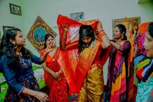 हळदीकुंकवासाठी सौभाग्यवती ठरतील हिट, कुणी नाव घे म्हटलं तर हे उखाणे एकदम Best हळदीकुंकवासाठी सौभाग्यवती ठरतील हिट, कुणी नाव घे म्हटलं तर हे उखाणे एकदम Best