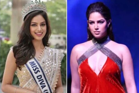 नुकतेच लॅक्मे फॅशन वीकमध्ये हरनाझने रॅम्प वॉक केला.