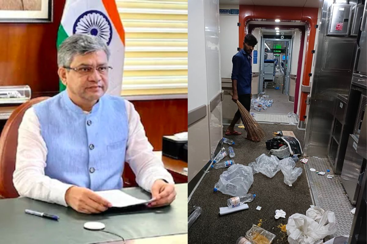Vande Bharat Express : 'तो' फोटो Viral होताच रेल्वे मंत्र्यांची मोठी घोषणा, आता प्रवाशांनाच...