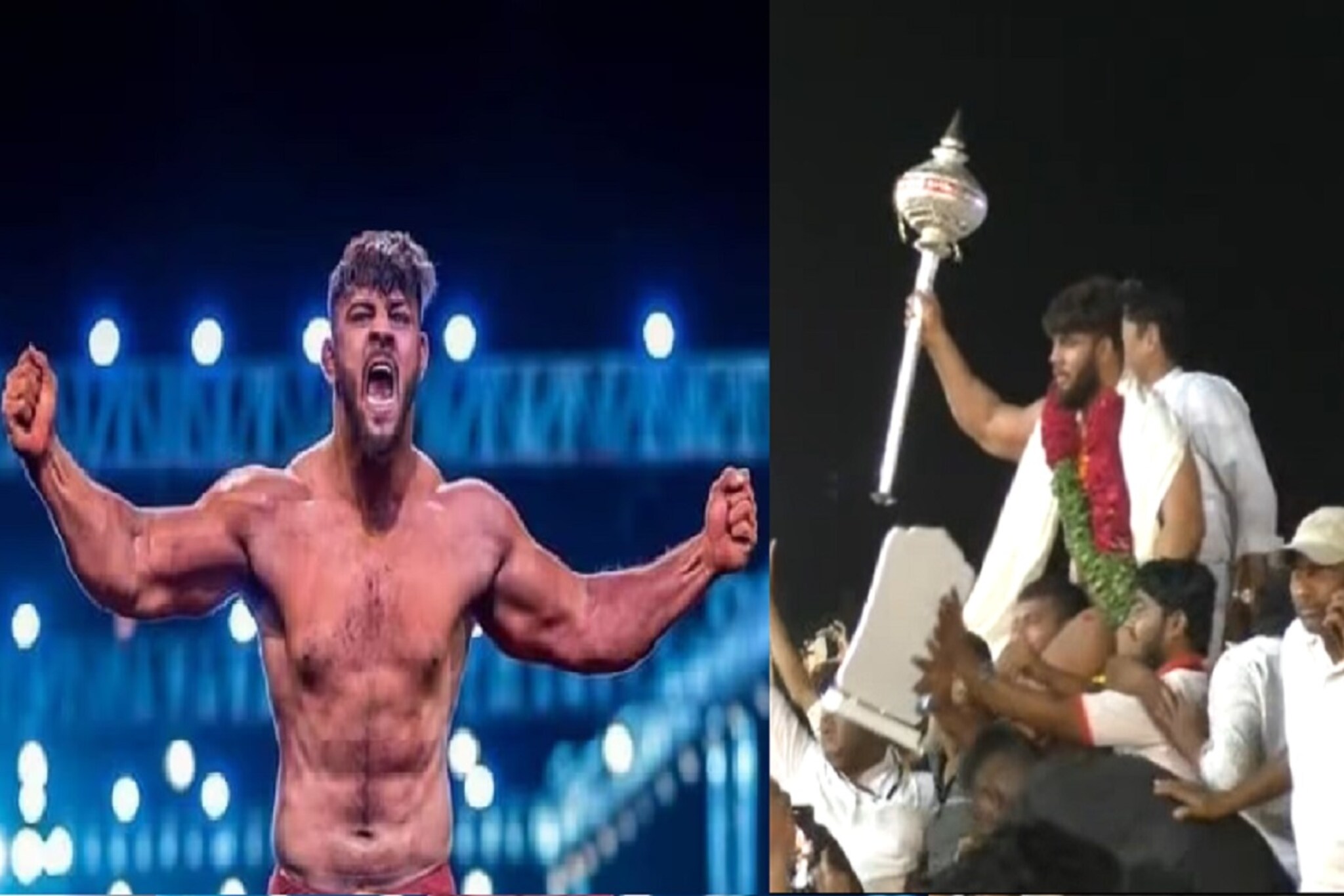 'हार के जीतने वाले को..' सिकंदरने उचलली 'भीमा केसरी'ची गदा, VIDEO