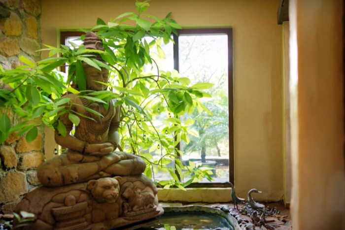 या बंगल्यात राहाताना तुम्ही निसर्गाशी जोडले जाल असं त्याचं खूपच सुंदर डिझाईन आहे.