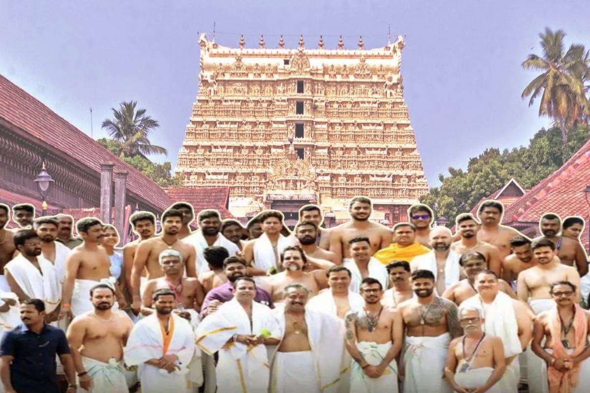 श्रीलंके विरुद्ध सामन्यापूर्वी टीम इंडिया पोहोचली पद्मनाभस्वामी मंदिरात; पहा PHOTOS