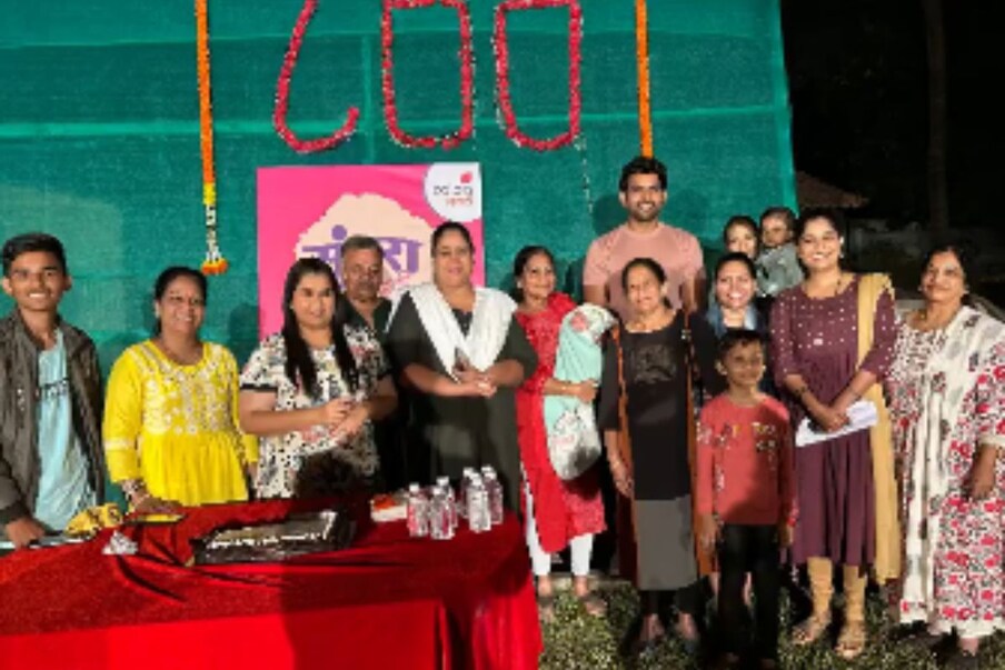या सेलिब्रेशनमध्ये मालिकेतील कलाकार तर सहभागी झाले होतेच शिवाय प्रेक्षकांचा लाडका अभ्या देखील उपस्थित होता. 