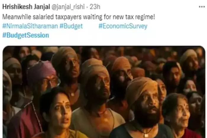 टॅक्सपेअरची अवस्था सांगणारा मजेशीर मीम