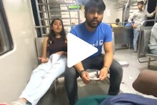 लोकलमध्ये सीटवरच तरुण तरुणीचं असं कृत्य अन् म्हणतात आम्ही वकील