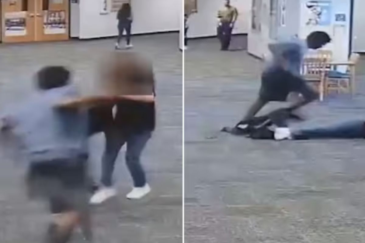 17 वर्षीय विद्यार्थ्याची शिक्षिकेला बेदम मारहाण; 30 सेकंदातच महिलेची झाली भयानक अवस्था, संतापजनक VIDEO