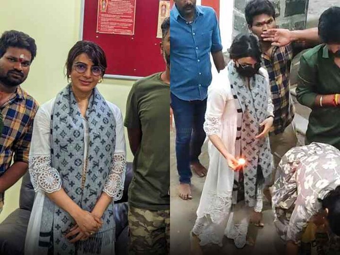  पलानी मंदिर हे तमिळनाडू येथे आहे. मंदिरात दर्शनासाठी गेलेल्या समांथाचे फोटो सध्या सोशल मीडियावर व्हायरल होत आहेत.