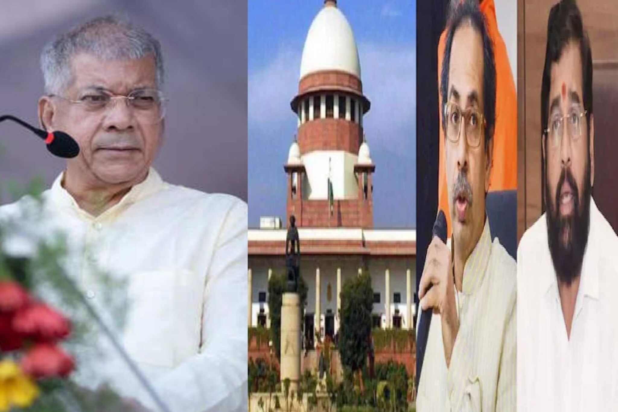 ठाकरे आणि शिंदे गटाच्या वादावर कोर्टाचं 'ते' विधान चुकीचं - प्रकाश आंबेडकर