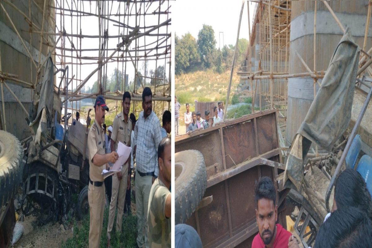 Accident in Bhandara : भंडाऱ्यात भीषण अपघात भरधाव ट्रकने नदीच्या पुलावर ट्रॅक्टरला उडवलं, तिघे पाण्यात बुडाले