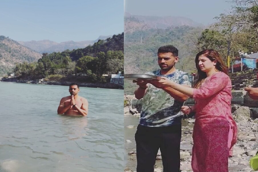 दीपक चहर आणि त्याची पत्नी जया हे दोघे सध्या ऋषिकेश येथे आध्यात्मिक यात्रा करीत आहेत. दोघे नदी किनारी पूजा करीत असल्याचे फोटो सोशल मीडियावर व्हायरल झाले आहेत.