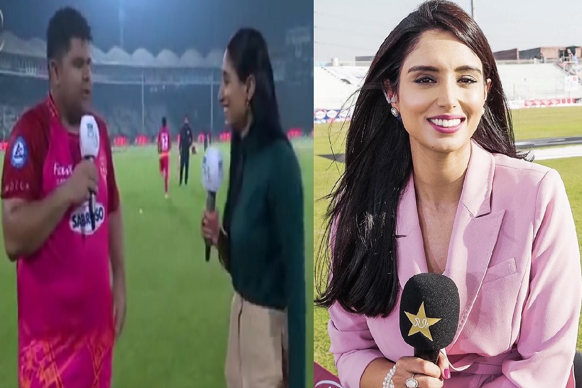 ऐन मुलाखतीत पाकिस्तानी क्रिकेटरने ओढले गाल, महिला अँकर सोबत घडली विचित्र घटना