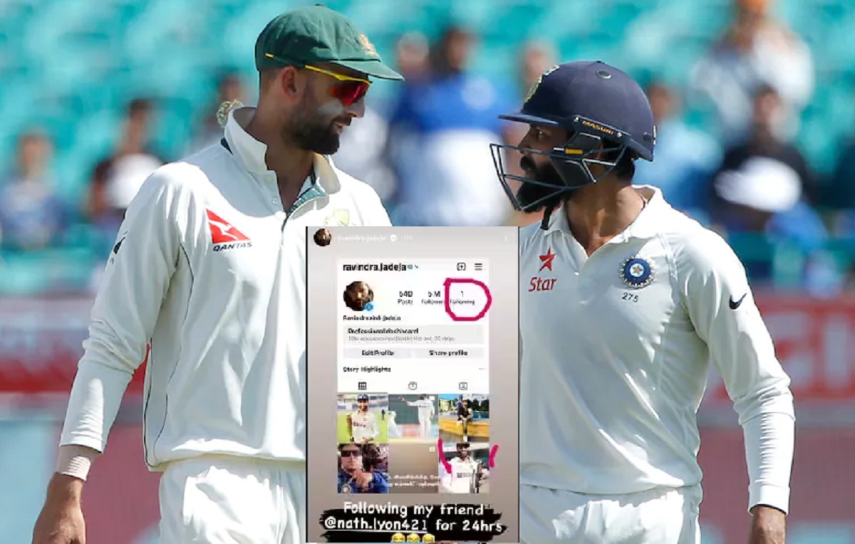 jadeja and nathan lyon