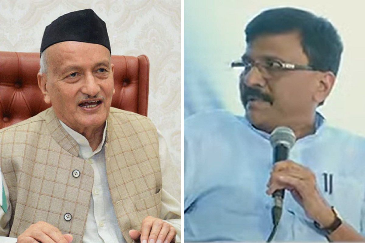 'दाऊद फाऊद असतील, तुमच्याकडे राऊत तर आमच्याकडे...', जाता जाता कोश्यारींचा राऊतांना टोला