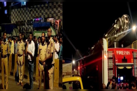 Mumbai Dharavi Fire : लोक साखर झोपेत असताना मुंबईतल्या धारावीत झोपडपट्टीला भीषण आग, 25 घरे जळाली