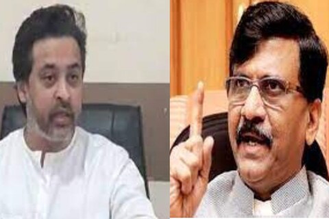 निलेश राणे, संजय राऊत  