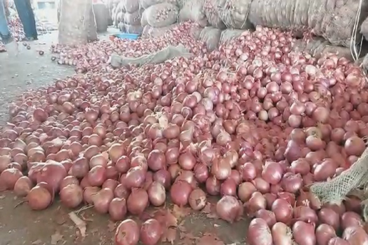 शेतकऱ्याच्या डोळ्यात पुन्हा पाणी, नगरमध्ये कांद्याला मिळतोय 5 रुपये भाव