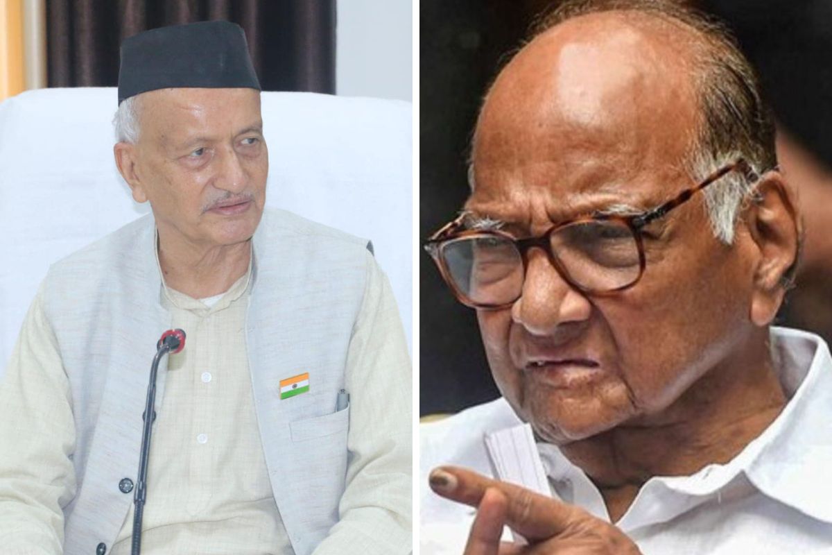 राज्यपाल कोश्यारींचा राजीनामा मंजूर, शरद पवारांची एका वाक्याची रिएक्शन!
