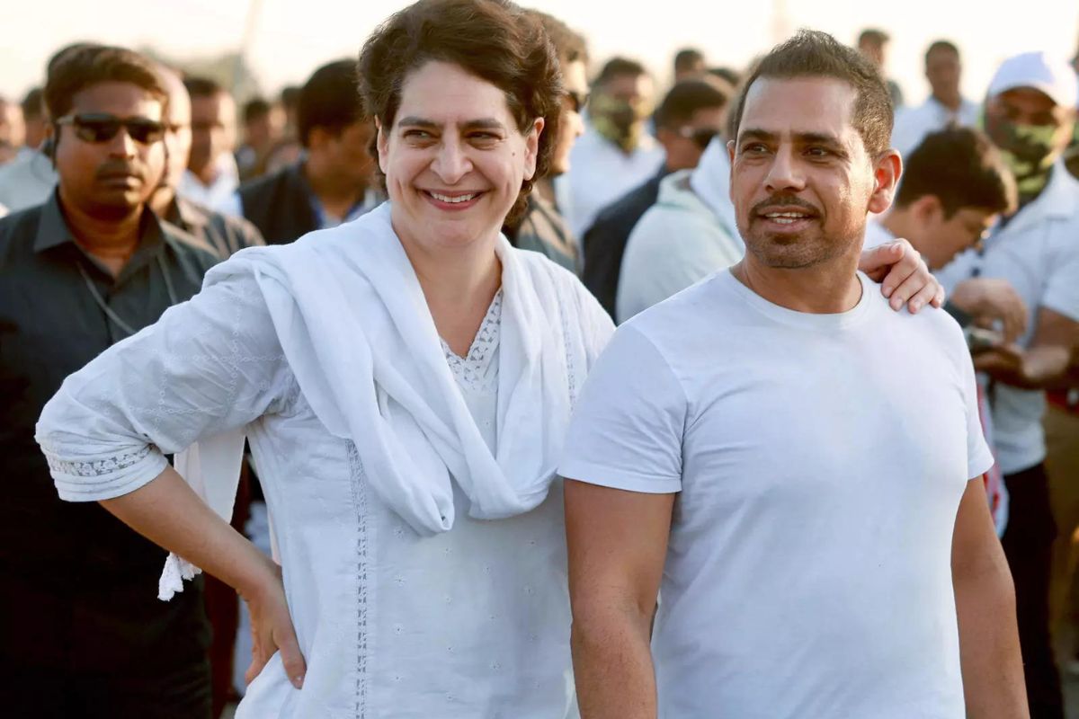 रॉबर्ट वड्रा आणि प्रियांका गांधी वड्रा