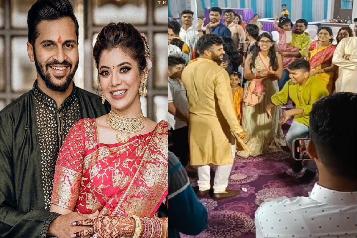 हळदीत शार्दूल ठाकूरने केला झिंगाट डान्स, Video आला समोर