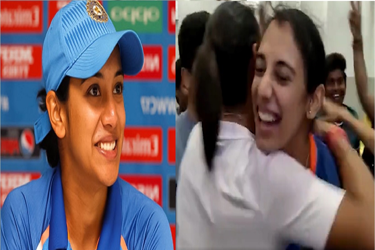 सर्वाधिक बोली मिळाल्यानंतर स्मृती मानधनाने केला जल्लोष