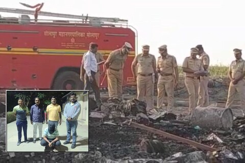 पांगरी फटाका स्फोटातील मुख्य आरोपी नाना पाटेकर याला सोलापूर स्थानिक गुन्हे शाखेने तमिळनाडू येथून अटक केली आहे. 