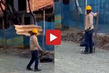 रस्त्यावर पडलेले पैसे उचलणे व्यक्तीला पडले महागात, Video पाहून बसेल धक्का