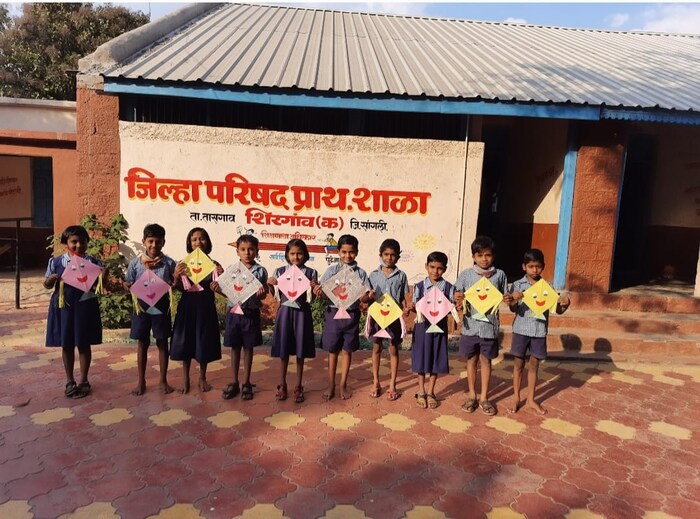  तासगाव तालुक्यात शिरगांव (क) च्या जिल्हा परिषद शाळेत अनोखा उपक्रम राबविण्यात आला.