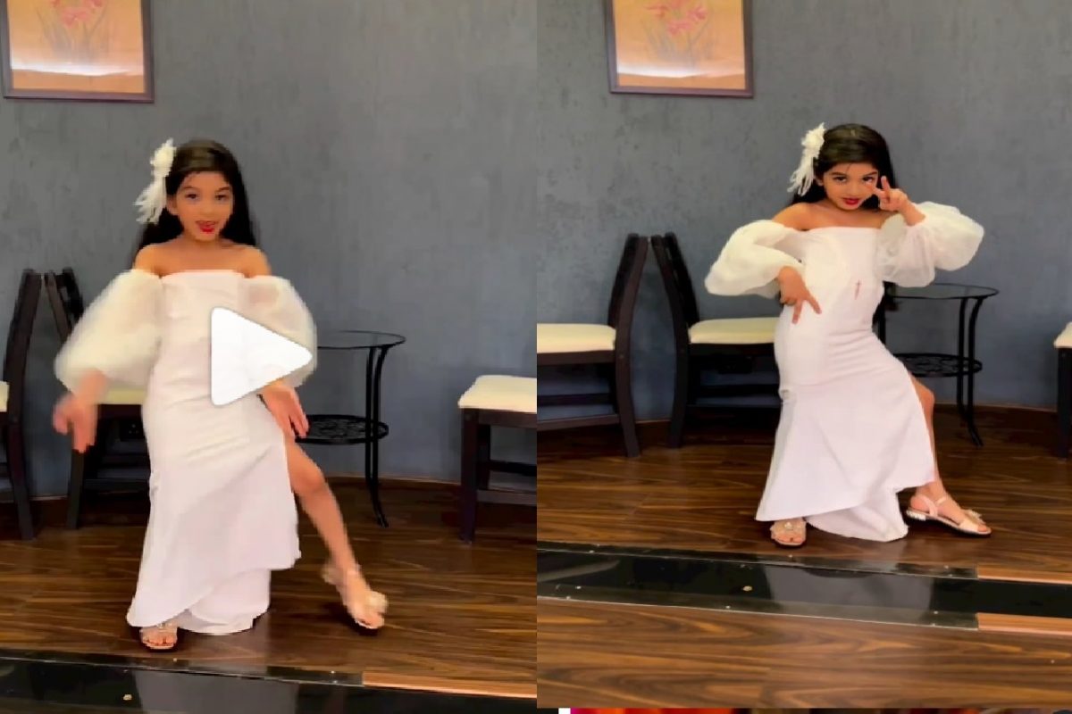 साईशानं 'या' लोकप्रिय ट्रेंडवर केला भन्नाट डान्स, क्यूटवाला video viral