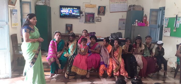विविध स्वरुपाची माहिती मराठी, हिंदी, इंग्रजी भाषेमध्ये संकलित केली आहे. त्याचा क्यू आर कोड मुख्याध्यापिका सविता पवार, सुलभा ढमाले, संतोष यादव यांनी तयार केला आहे.