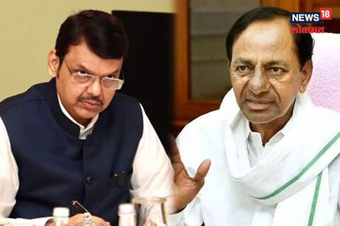 तेलंगणाचे मुख्यमंत्री केसीआर यांचे फडणवीसांना आव्हान 
