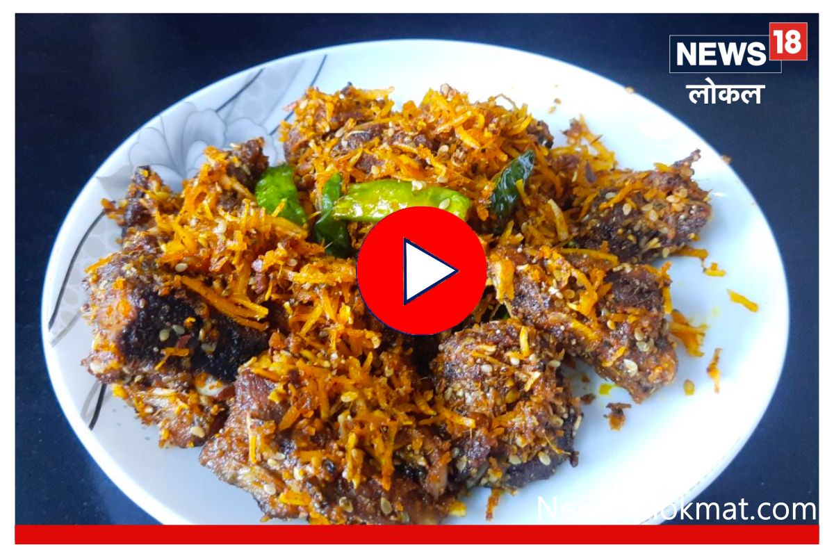 सातासमुद्रापार फेमस असलेलं कोल्हापुरी मटणाचं लोणचं कसं बनतं? पाहा Recipe Video