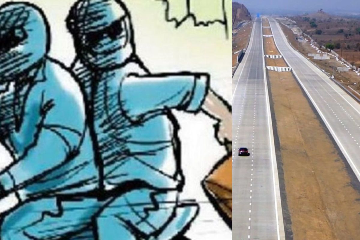 समृद्धी महामार्गावर सशस्त्र दरोडा