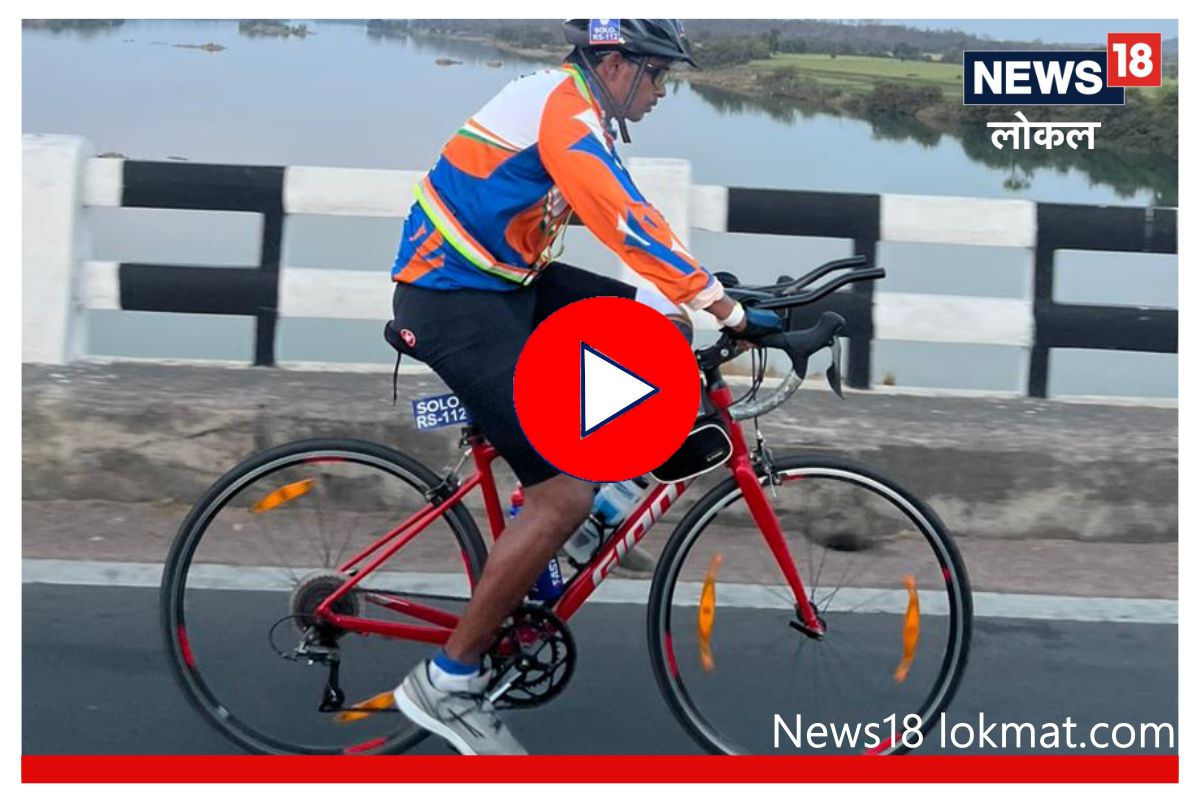 दिव्यांग धीरजचा वर्ल्ड रेकॉर्ड, फक्त 13 दिवसांत श्रीनगर ते कन्याकुमारी सायकल प्रवास, Video